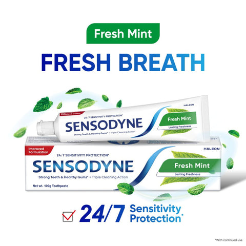 Sensodyne Toothpaste (Fresh Mint) 100gx2's [Twinpack]