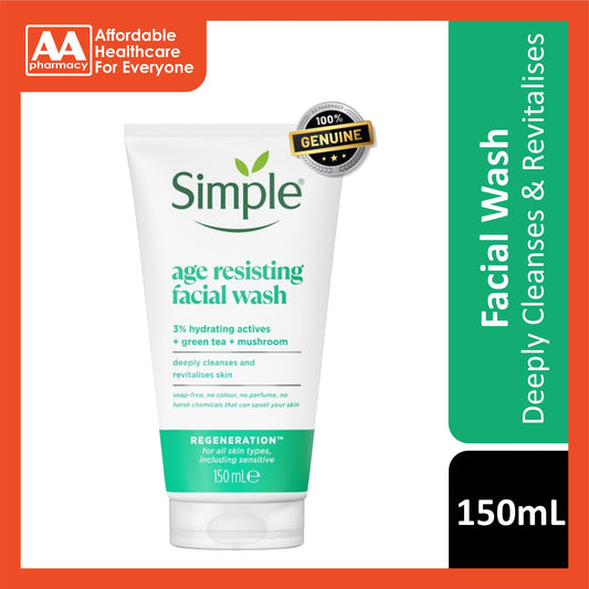 Simple Regeneration Age Resisting Facial Wash 150mL