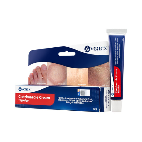 Avenex Clotrimazole Cream 1% w/w 10g