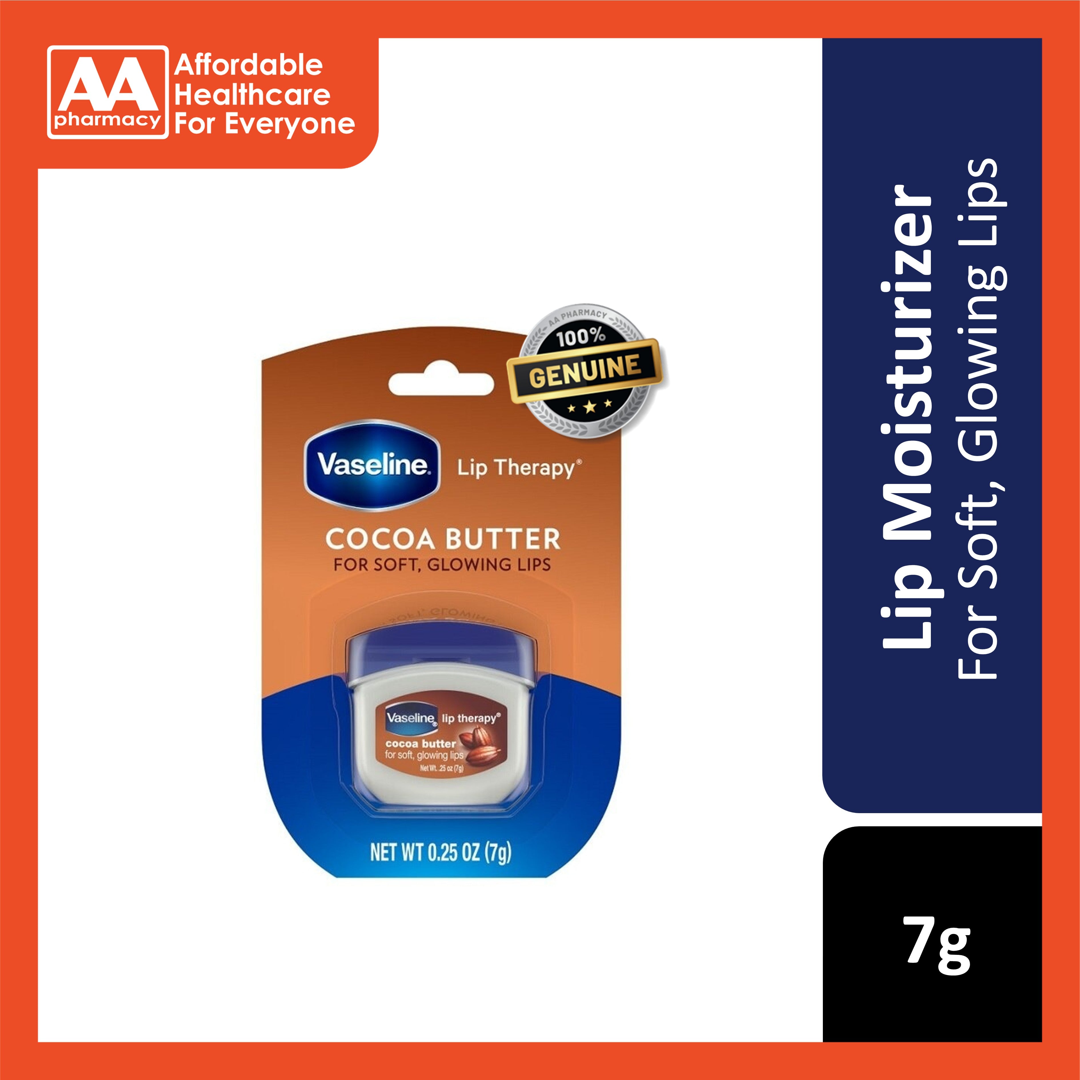 Vaseline Lip Therapy (Cocoa Butter) 7g