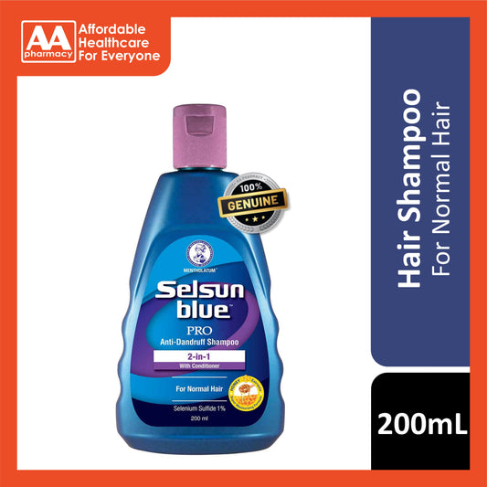 Selsun Blue PRO Anti-Dandruff Shampoo 200mL (2-in-1 with Conditioner)