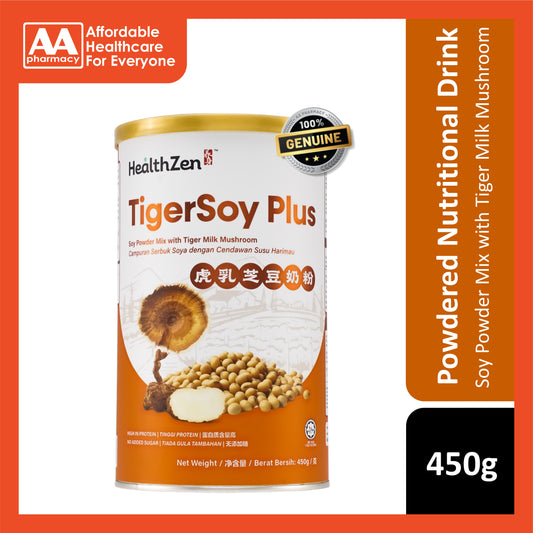 HealthZen Tigersoy Plus (Soy Powder Mix with Tiger Milk Mushroom) 450g