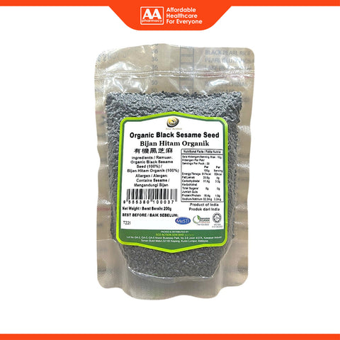 Eco Action Organic Black Sesame Seed 200g