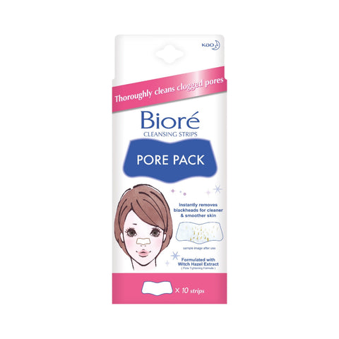 Bioré Cleansing Strips Pore Pack with Witch Hazel Extract 10's