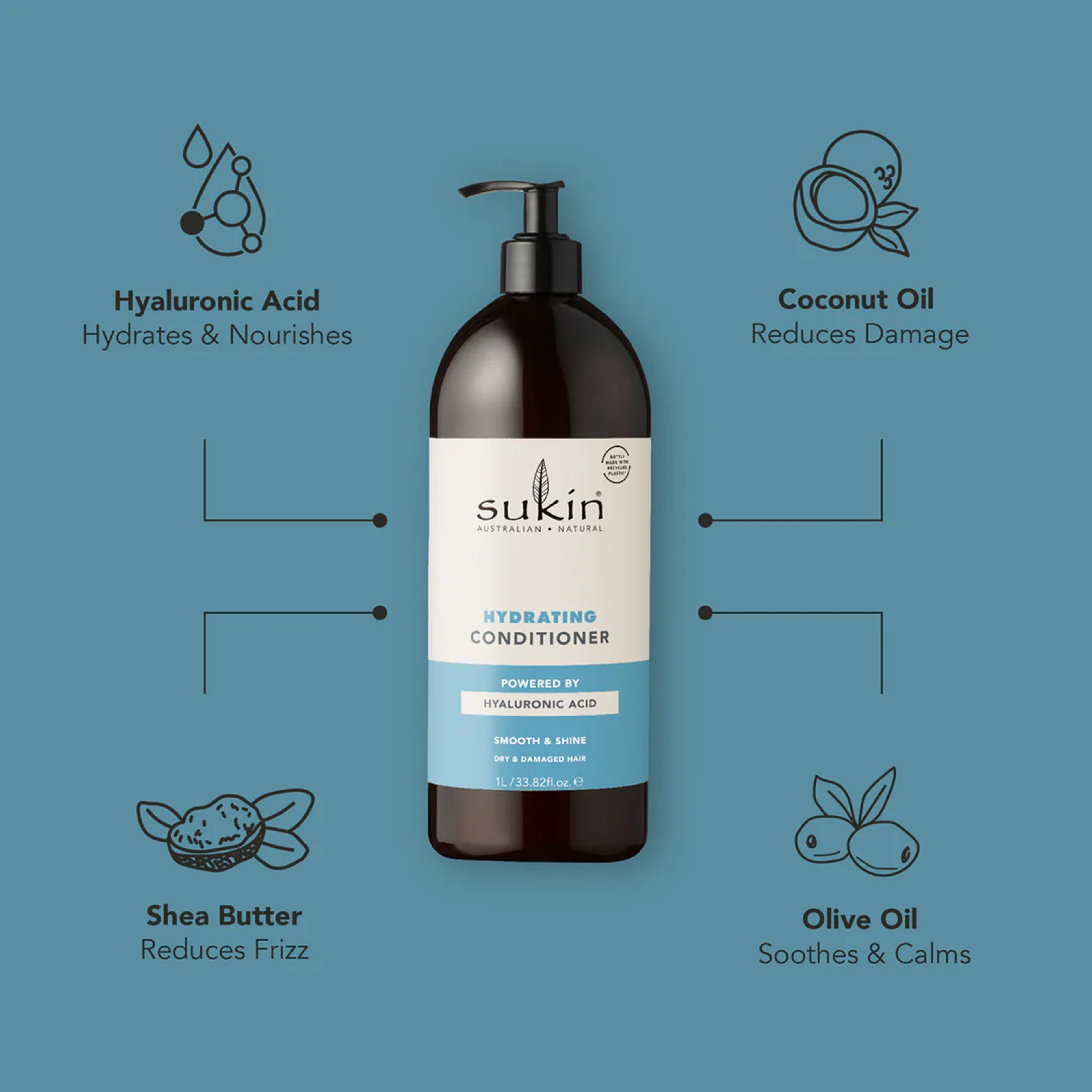 Sukin Hydrating Conditioner 1L