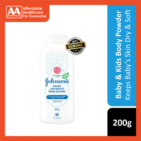 Johnson's Cornstarch Baby Powder (Classic) 200g