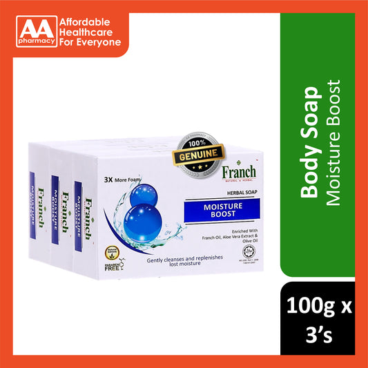 Franch Herbal Soap (Moisture Boost) 100gx3's