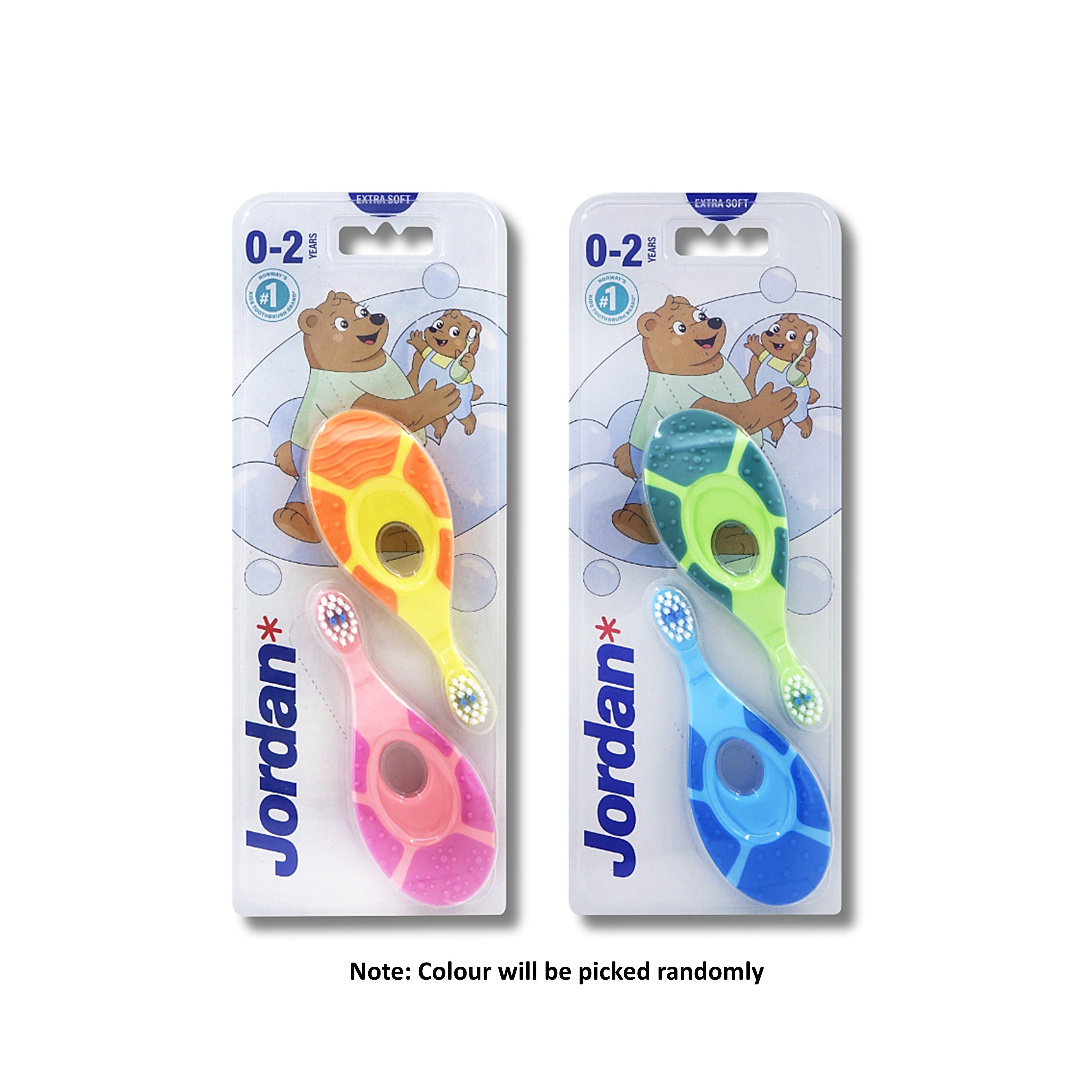 Jordan Toothbrush Step 1 0-2 Years Extra Soft (2's)