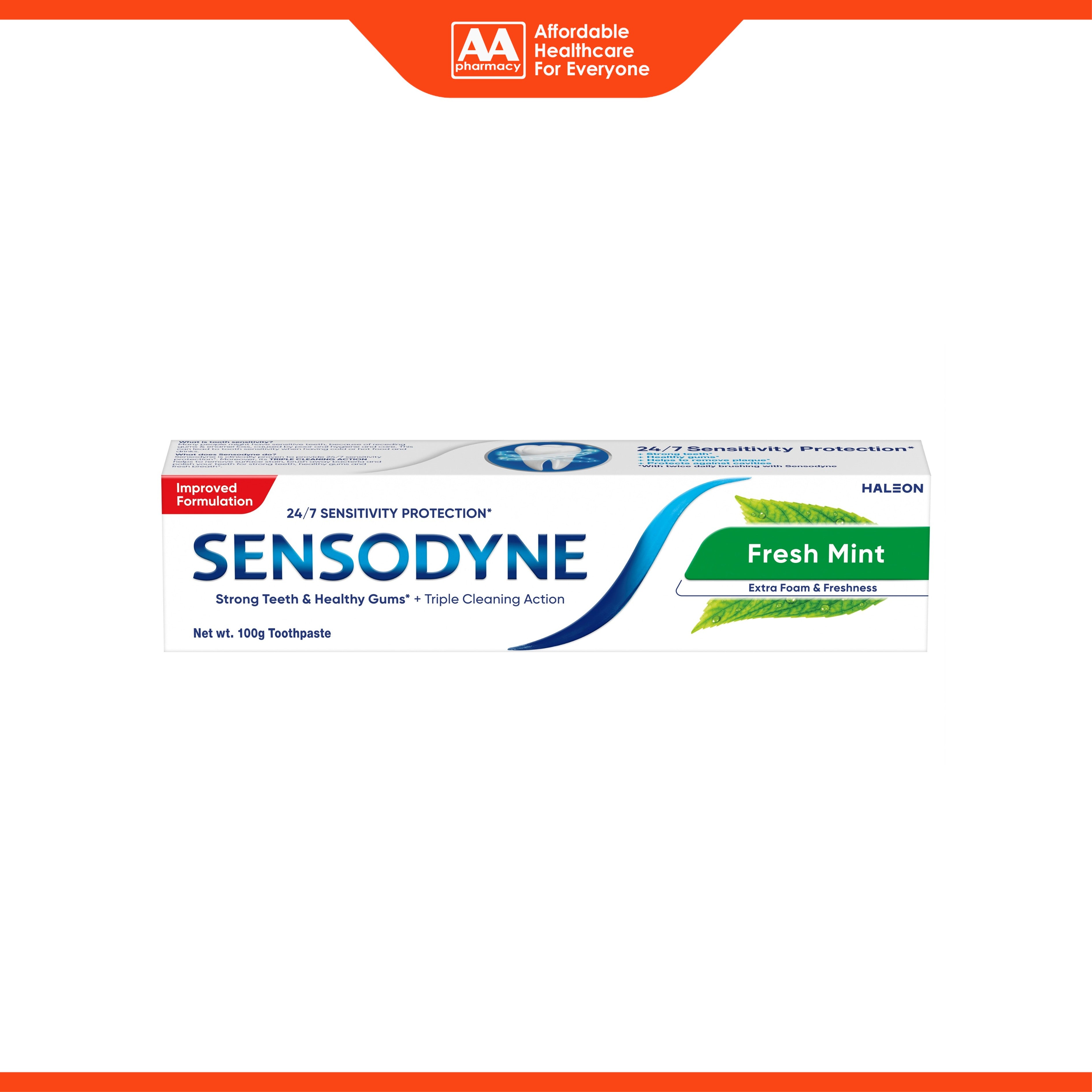 Sensodyne Toothpaste - Fresh Mint (100g)