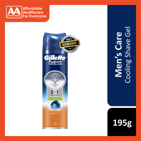 Gillette Fusion Proglide Cooling Shave Gel 195g