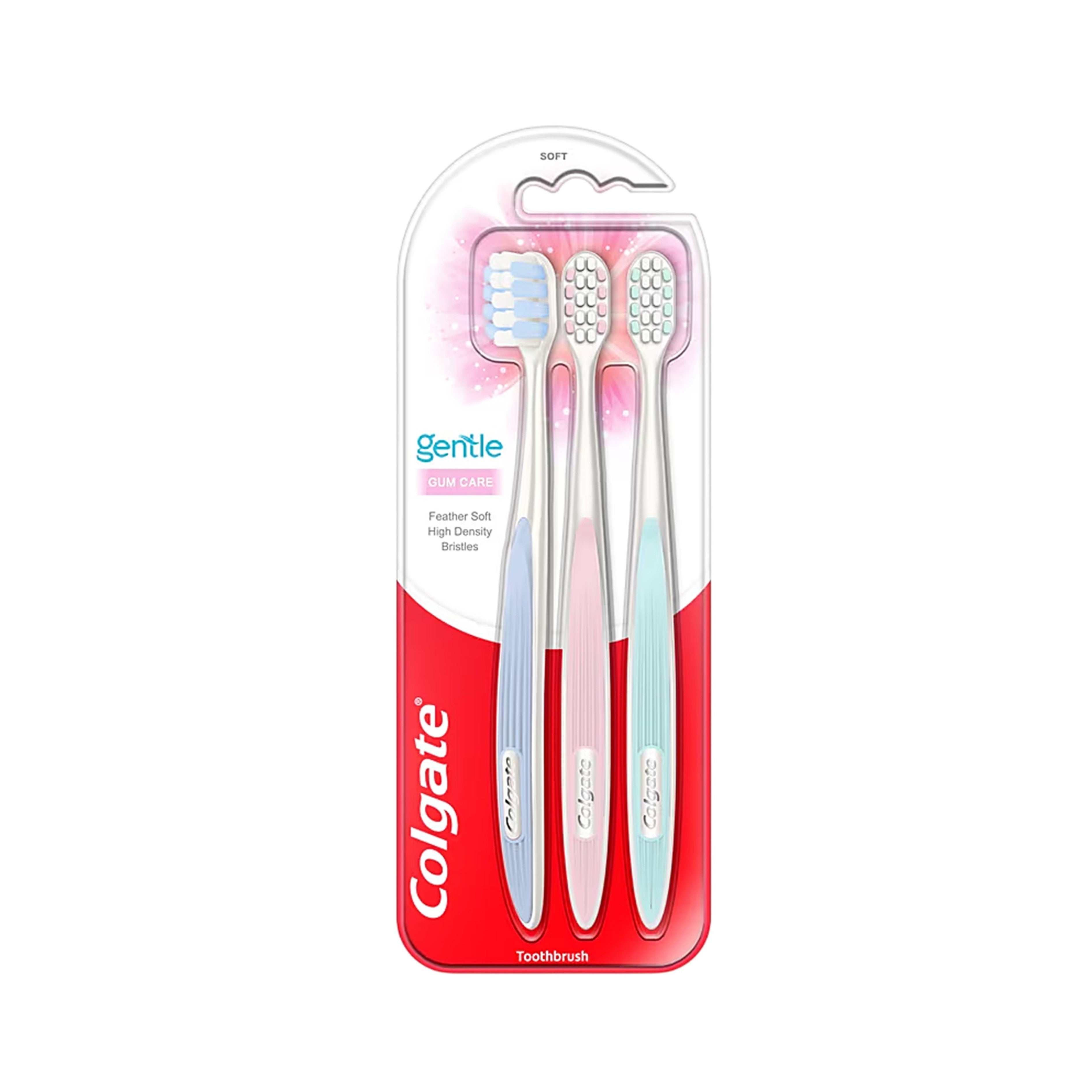 Colgate Toothbrush (Gentle Gum Care, Soft) 3's