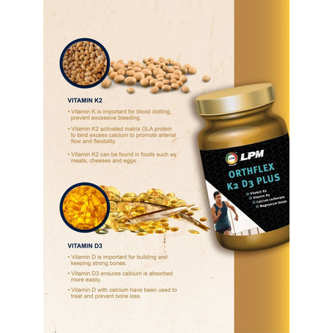 LPM Orthflex K2 D3 Plus Vegecapsule 60's