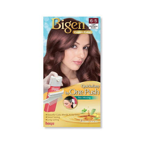 Bigen Cream Color 6-5 Light Mahogany Brown