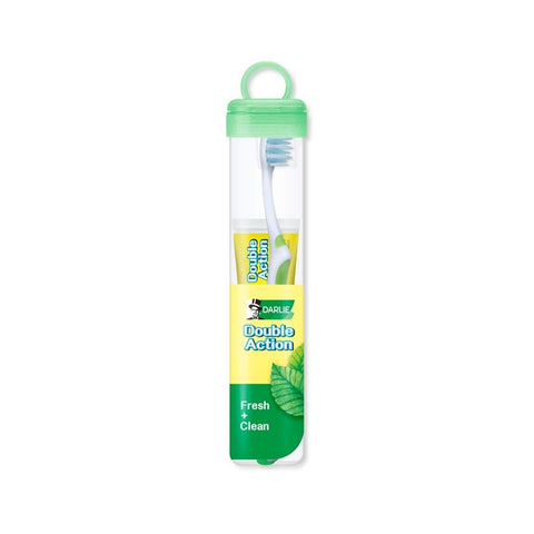 Darlie Oral Care Travel Kit for Adult (Double Action Toothpaste 50g + Wavy Fresh Toothbrush T23R)
