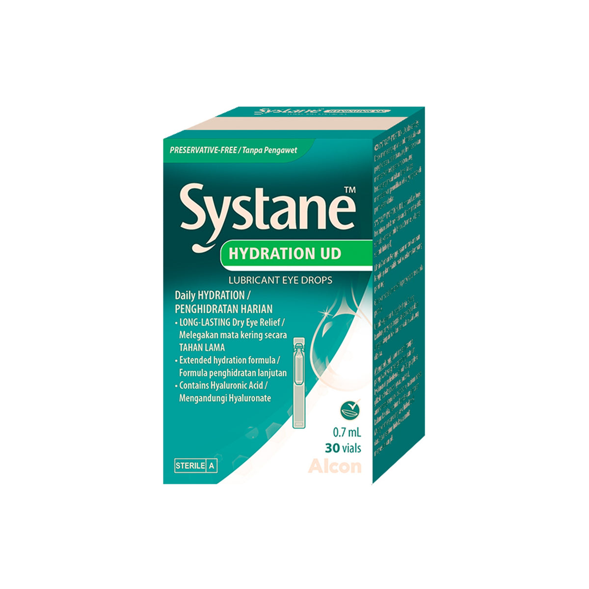Systane Hydration UD Lubricant Eye Drops - Preservative-Free Vials (30 x 0.7ml)