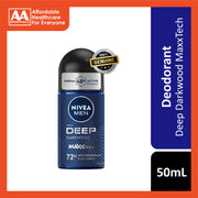 Nivea Men Deep Darkwood MaxxTech 72H Anti-Perspirant Roll On 50mL