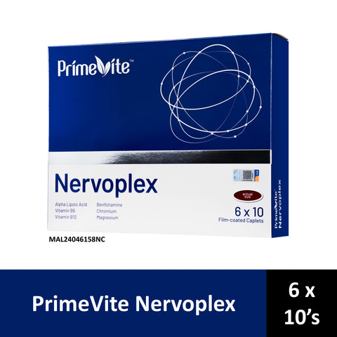 PrimeVite Nervoplex Film-Coated Caplet 6x10's