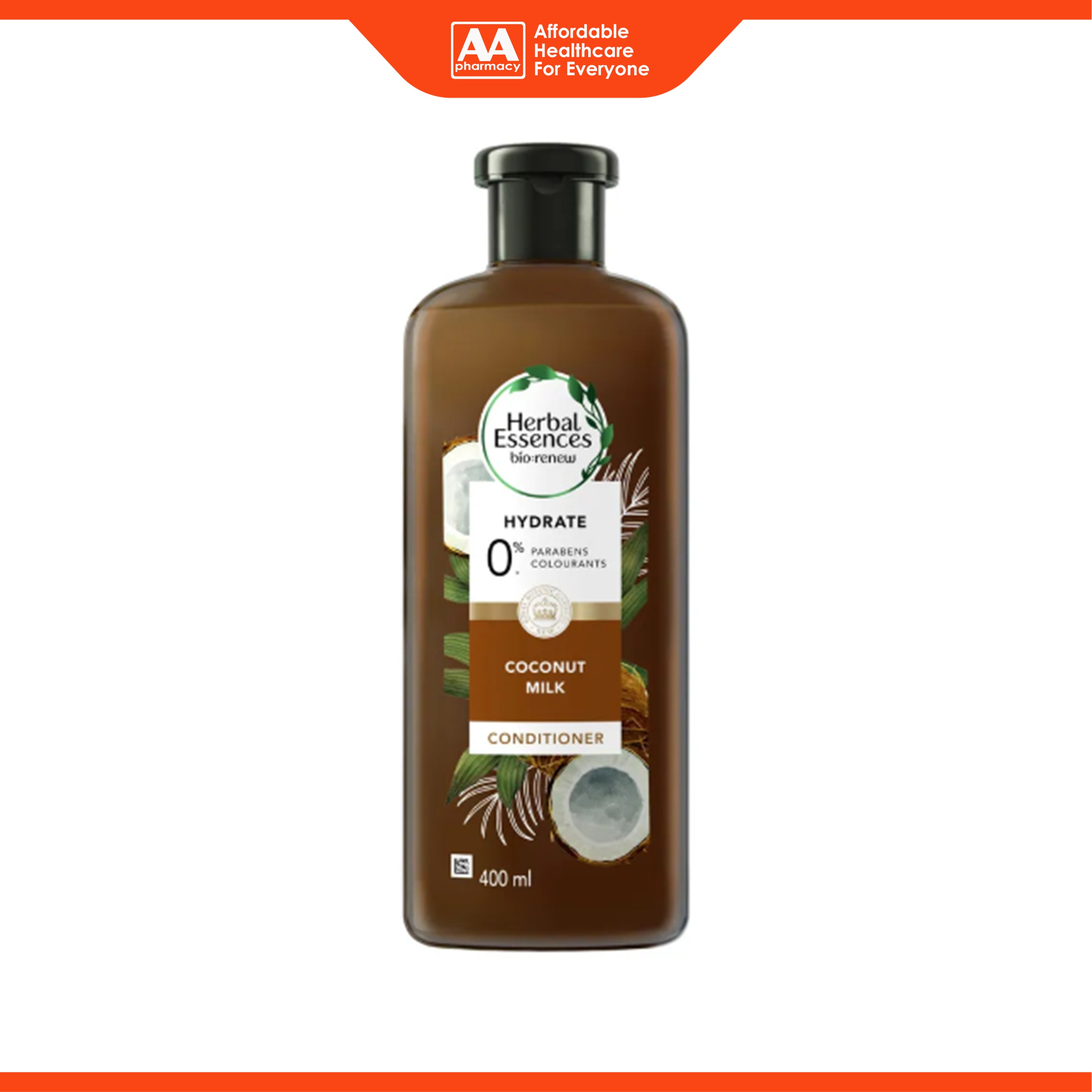 Herbal Essences bio:renew Conditioner - Coconut Milk, Hydrate (400ml)
