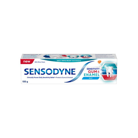 Sensodyne Toothpaste (Sensitivity Gum and Enamel, Mint Flavour) 100g
