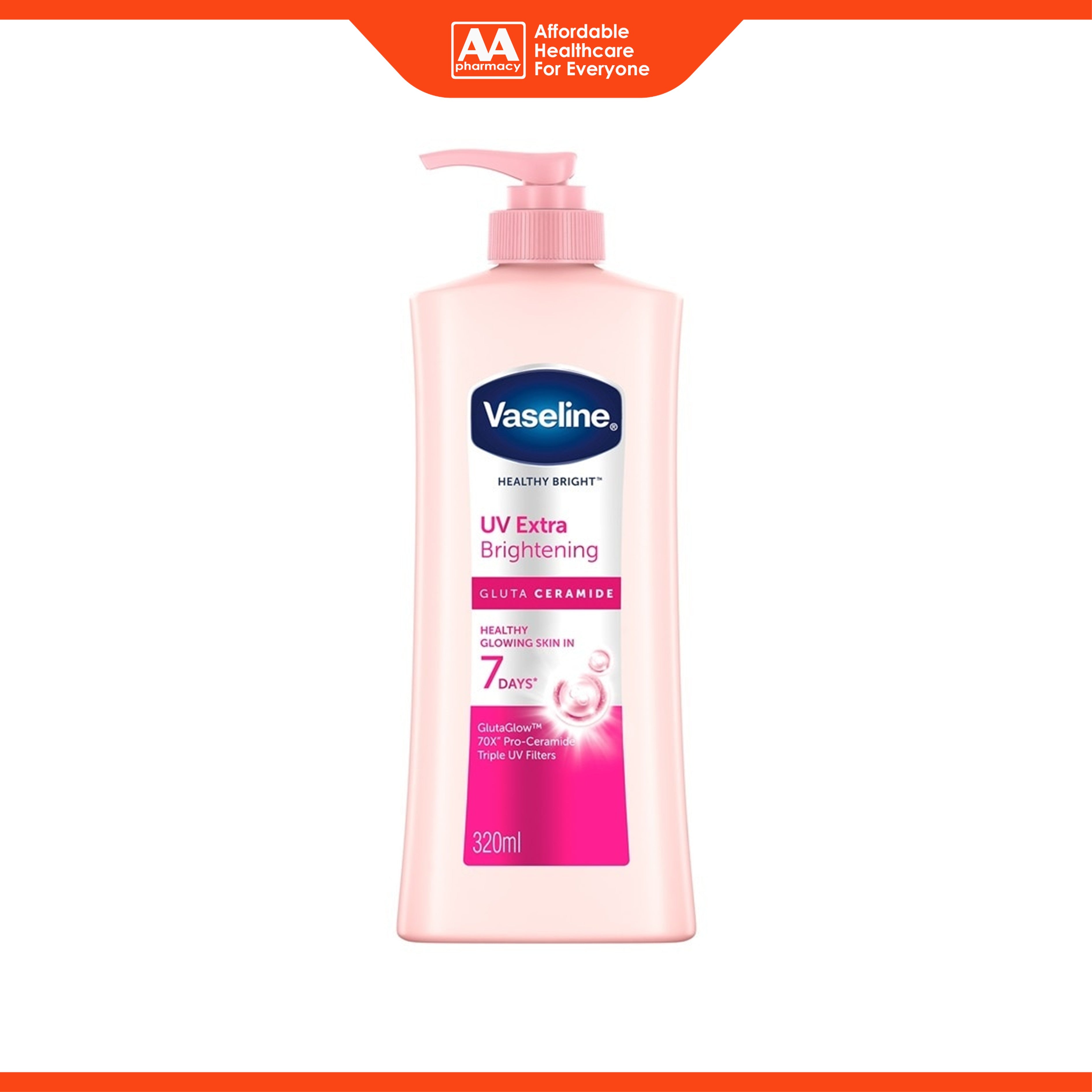 Vaseline Healthy Bright UV Extra Brightening Lotion (320ml)