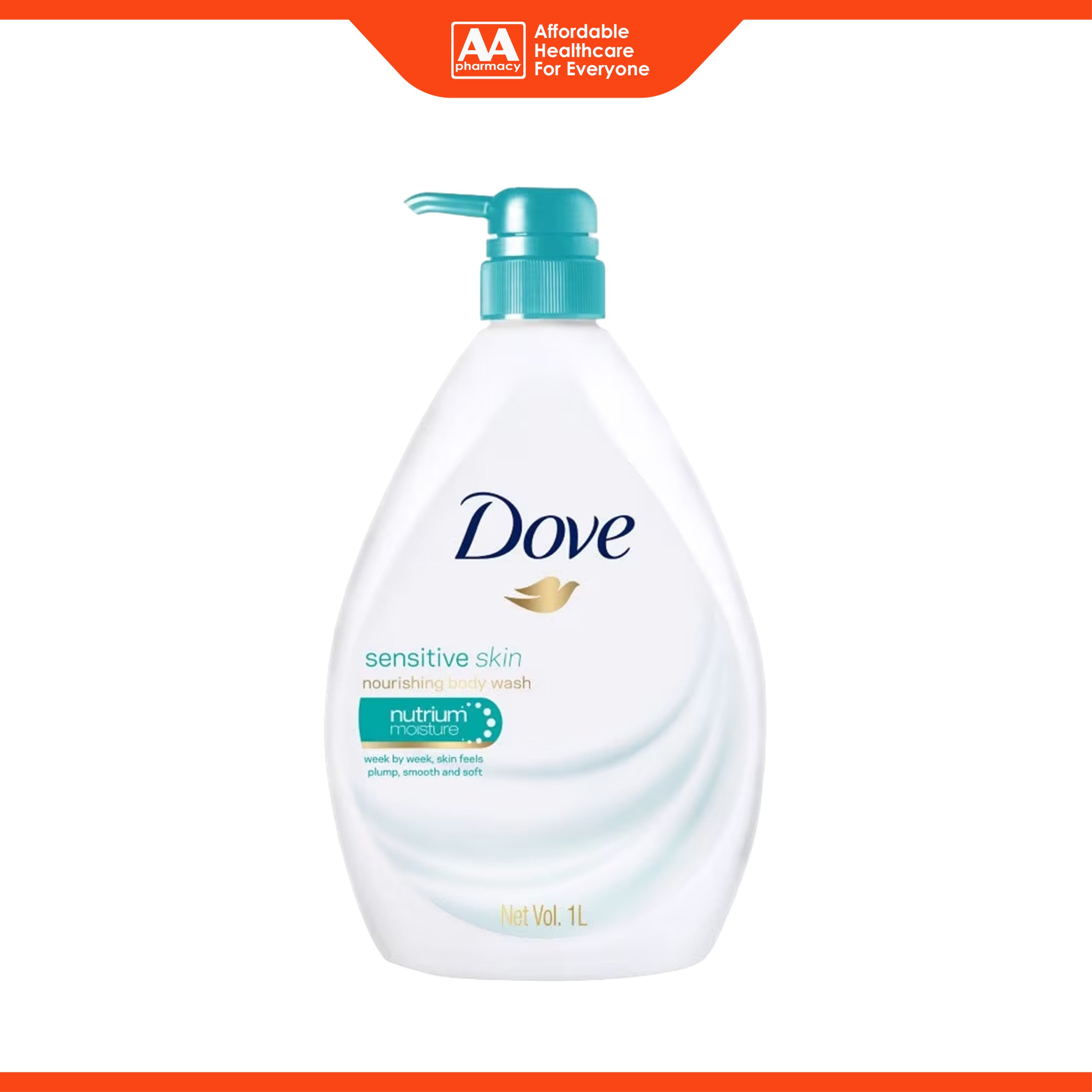 Dove Sensitive Skin Nutrium Moisture Body Wash 1L