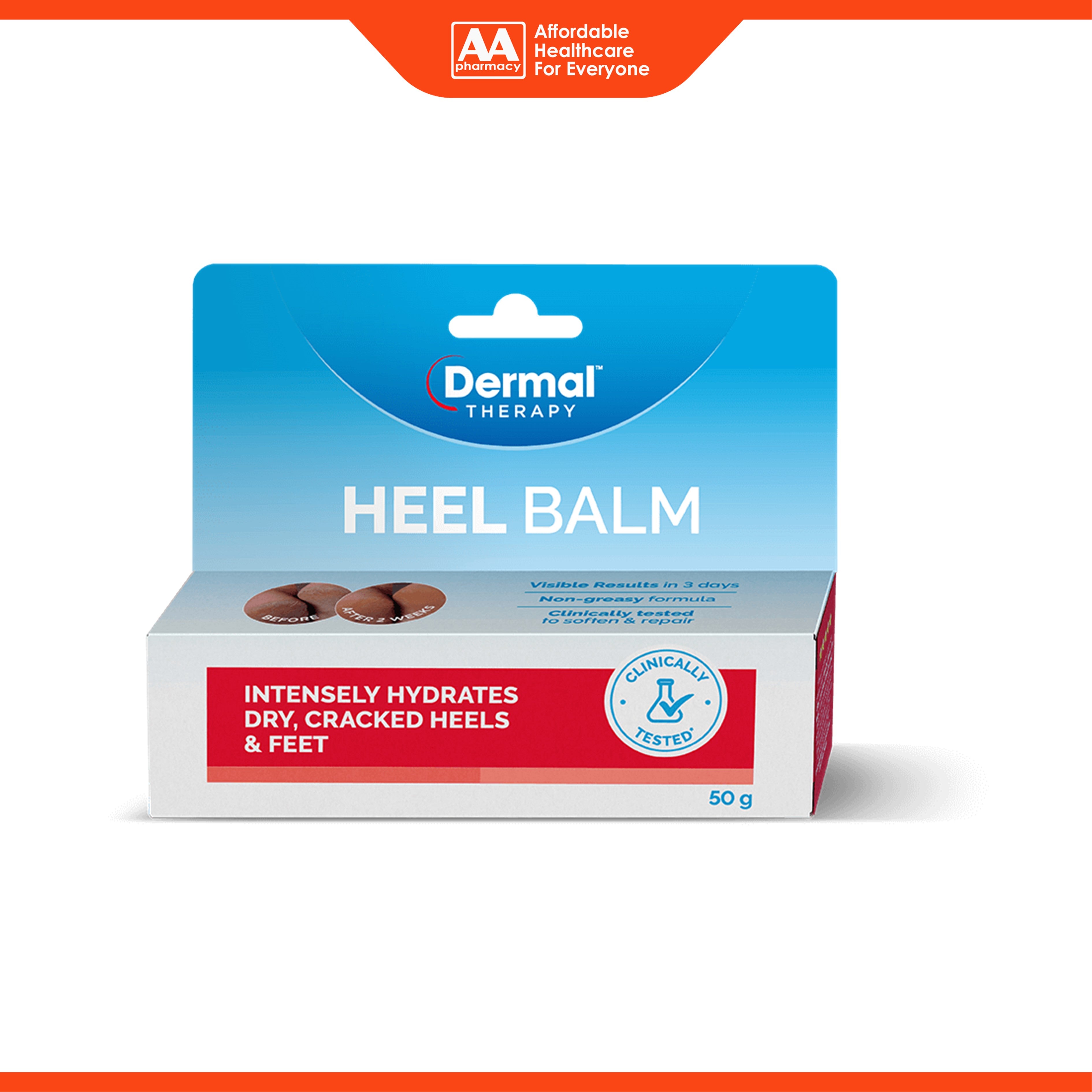 Dermal Therapy Heel Balm 50g (With 25% Urea)