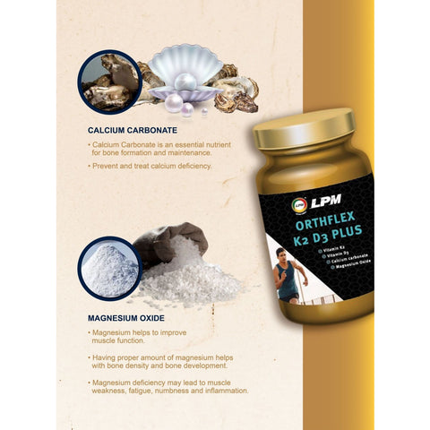 LPM Orthflex K2 D3 Plus Vegecapsule 60's