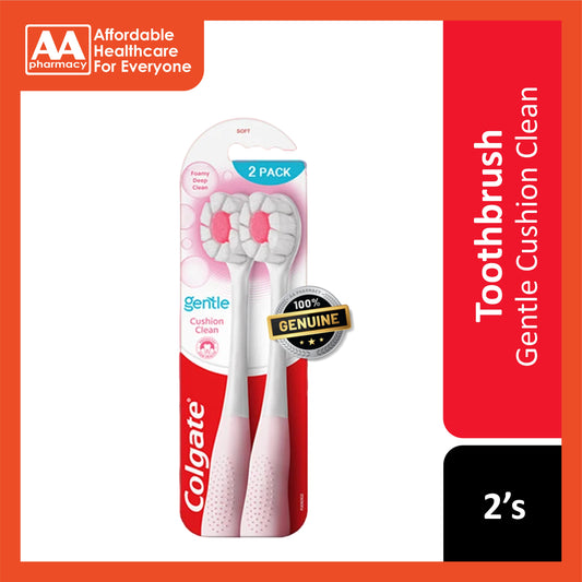 Colgate Toothbrush (Gentle Cushion Clean, Soft) 2's