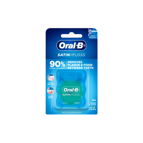 Oral-B Satin Waxed Floss 50m 1's