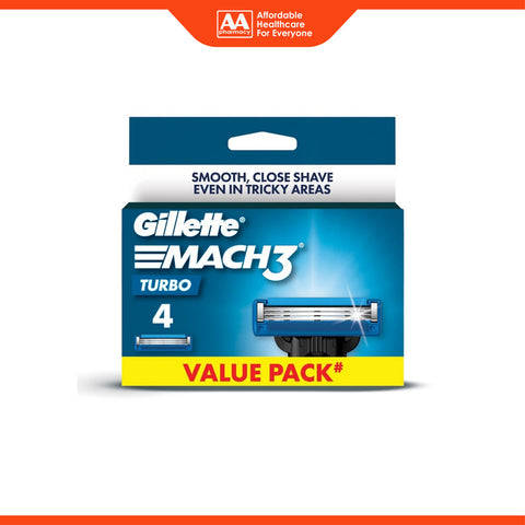 Gillette Mach 3 Turbo Cartridge 4's