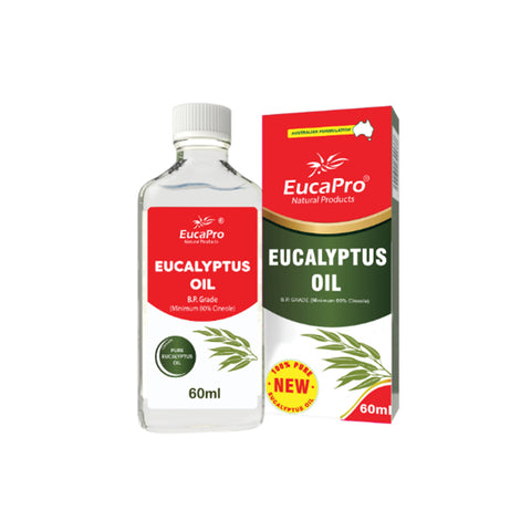 EucaPro Eucalyptus Oil B.P. Grade 60mL