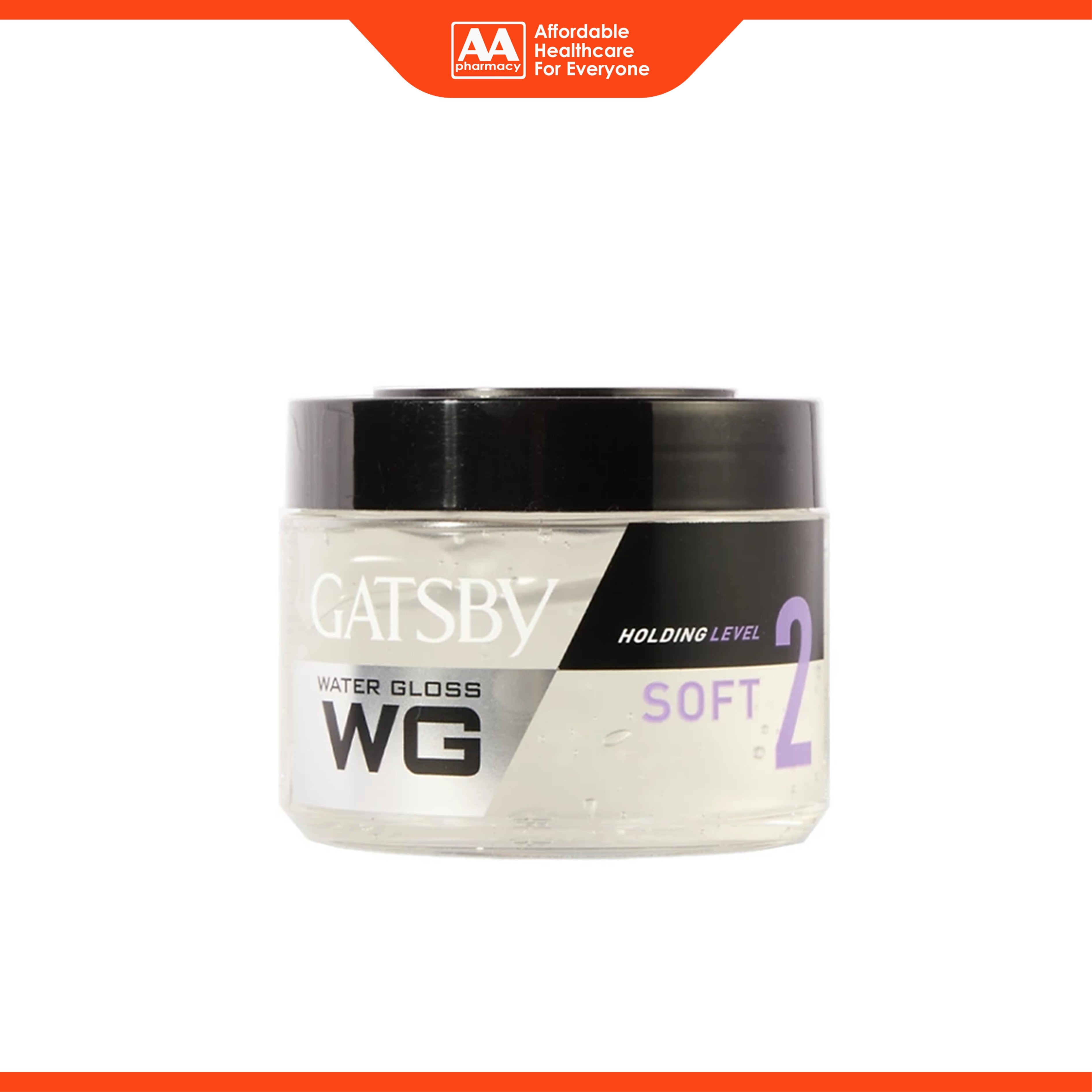 Gatsby Water Gloss Hair Gel (Soft, Holding Level 2) 300g