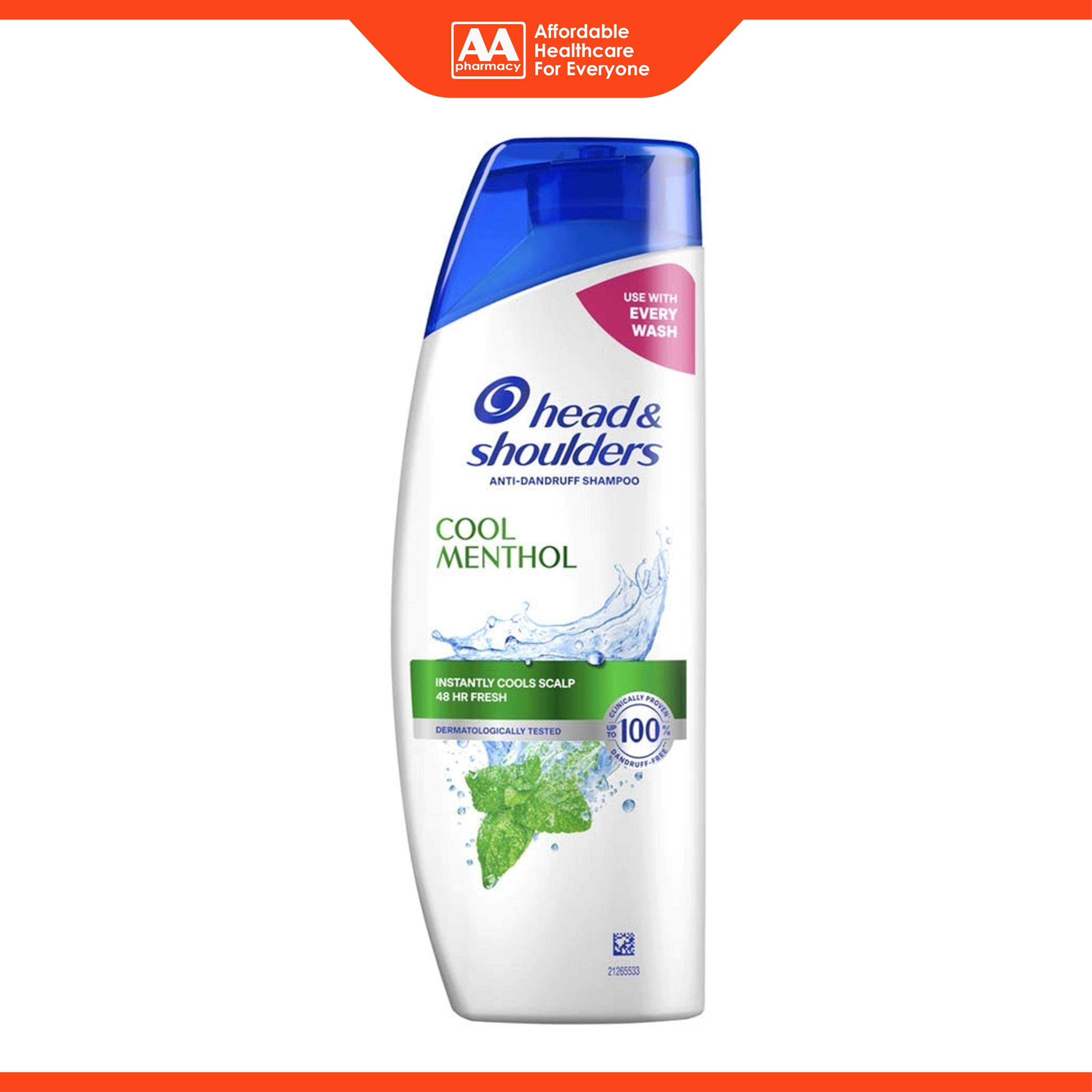 Head and Shoulders Anti-Dandruff Shampoo (Cool Menthol) 300mL