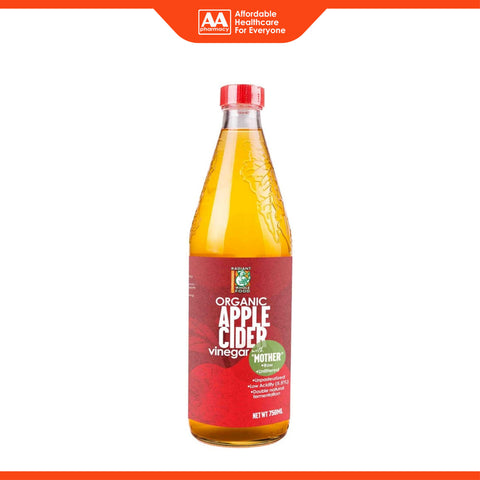 Radiant Organic Apple Cider Vinegar 750mL