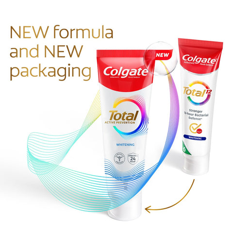 Colgate Total Active Prevention (Whitening) Toothpaste 150gx2's [Twinpack]