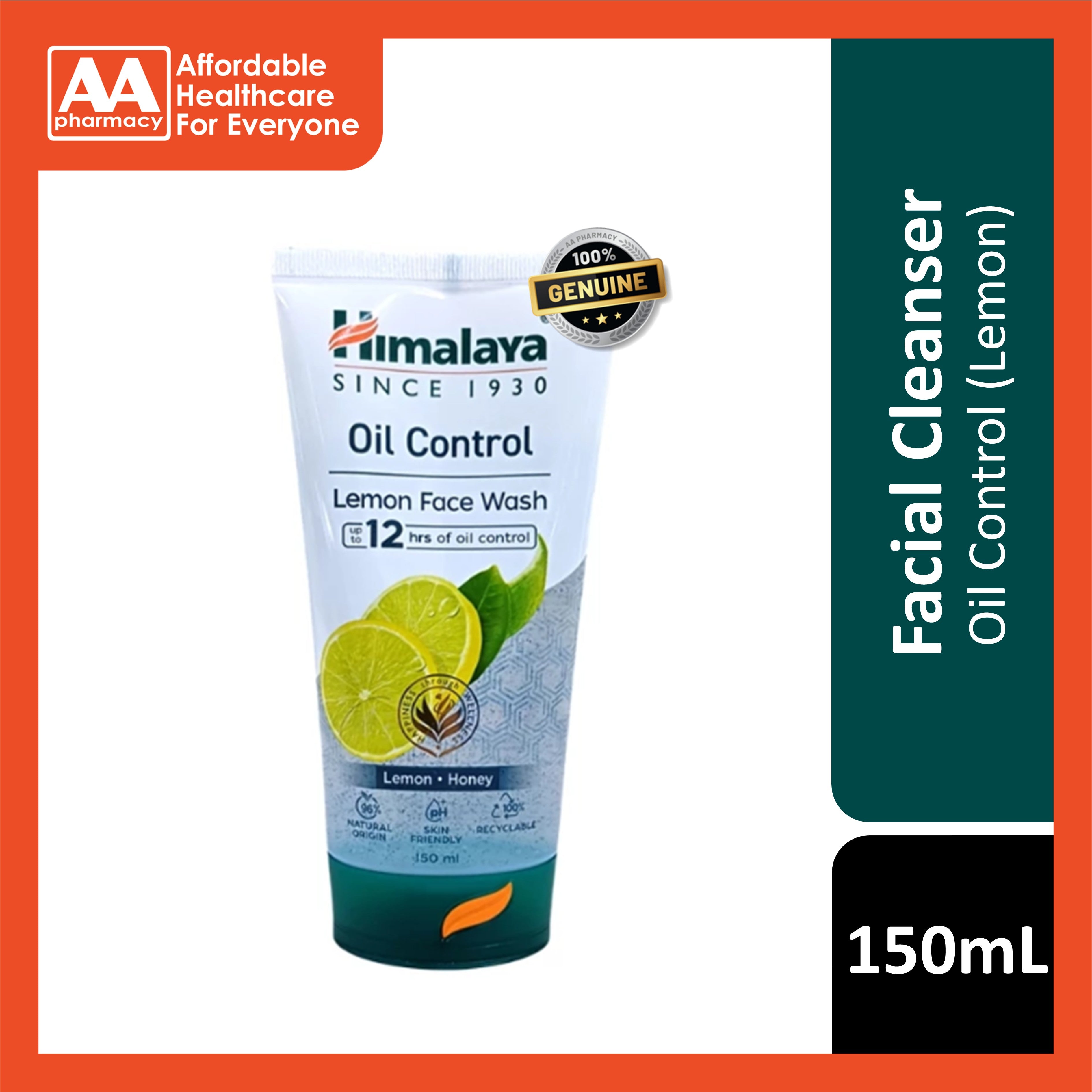Himalaya Oil Control Lemon Face Wash 150mL