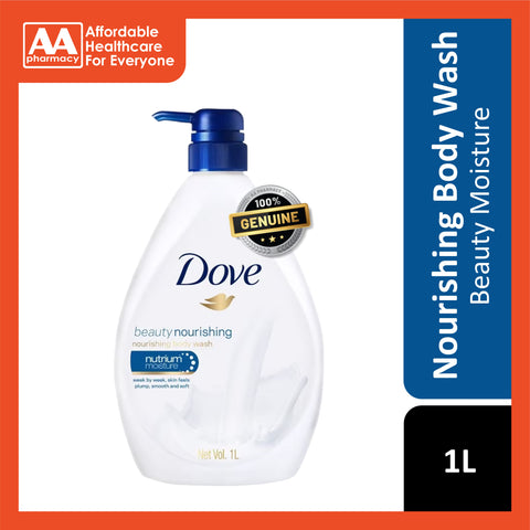 Dove Beauty Moisture Nourishing Body Wash 1L