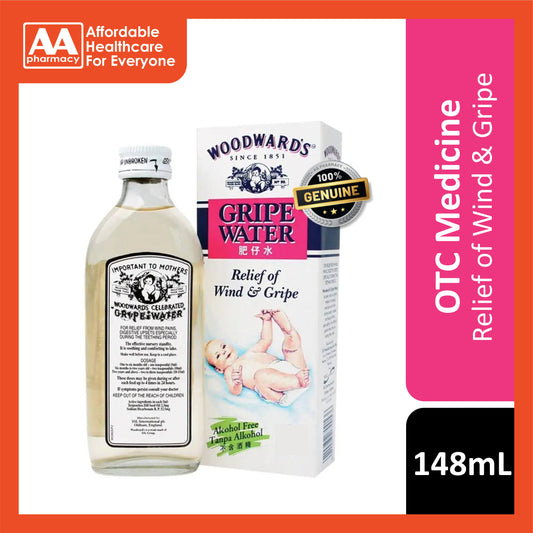 Woodward's Gripe Water Oral Solution 148mL (For Relief of Wind and Gripe)