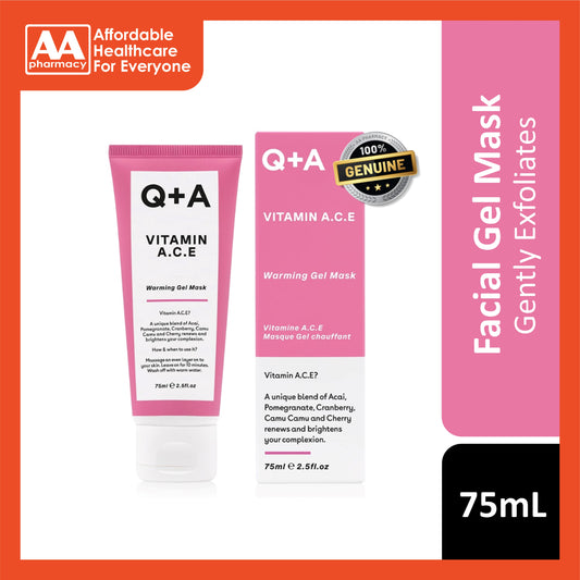 Q+A Vitamin A.C.E Warming Gel Mask 75mL