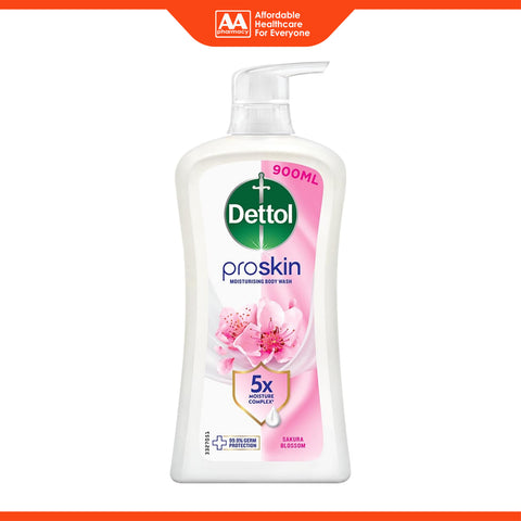 Dettol ProSkin Moisturising Body Wash (Sakura Blossom) 900g