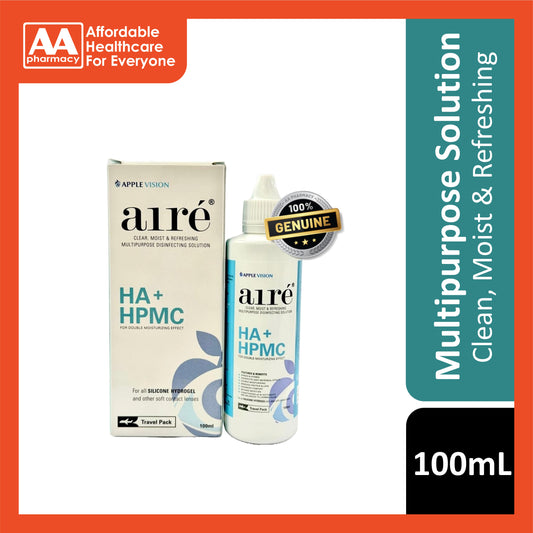 Airé HA+ HPMC Multi Purpose Disinfecting Solution 100mL