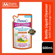 Pureen Liquid Cleanser Refill Pack 600mL - Orange Flavour