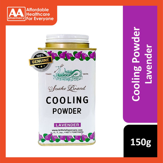 Snake Brand Cooling Powder 150g (Lavender)