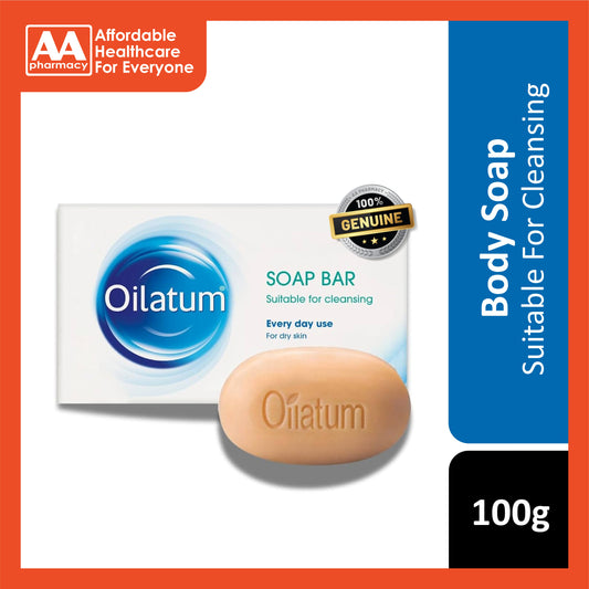 Oilatum Soap Bar 100g (Everyday Cleansing for Dry Skin)