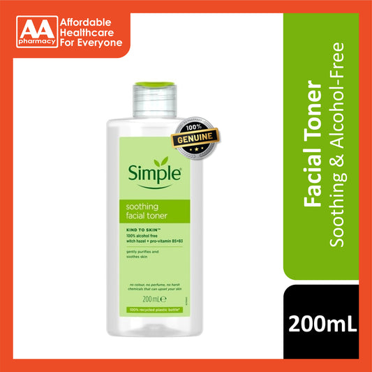 Simple Soothing Facial Toner 200mL