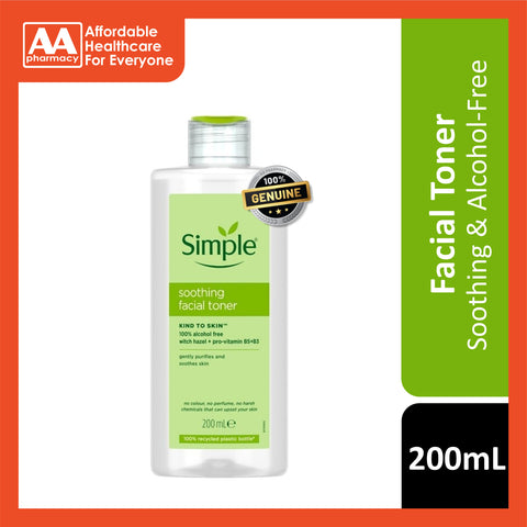 Simple Soothing Facial Toner 200mL