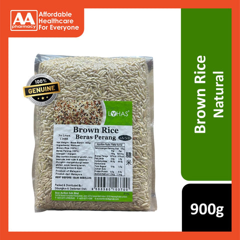 Lohas Natural Brown Rice 900g