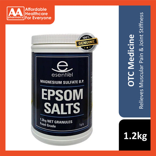 Esentiel Epsom Salts (Magnesium Sulfate B.P.) 1.2kg