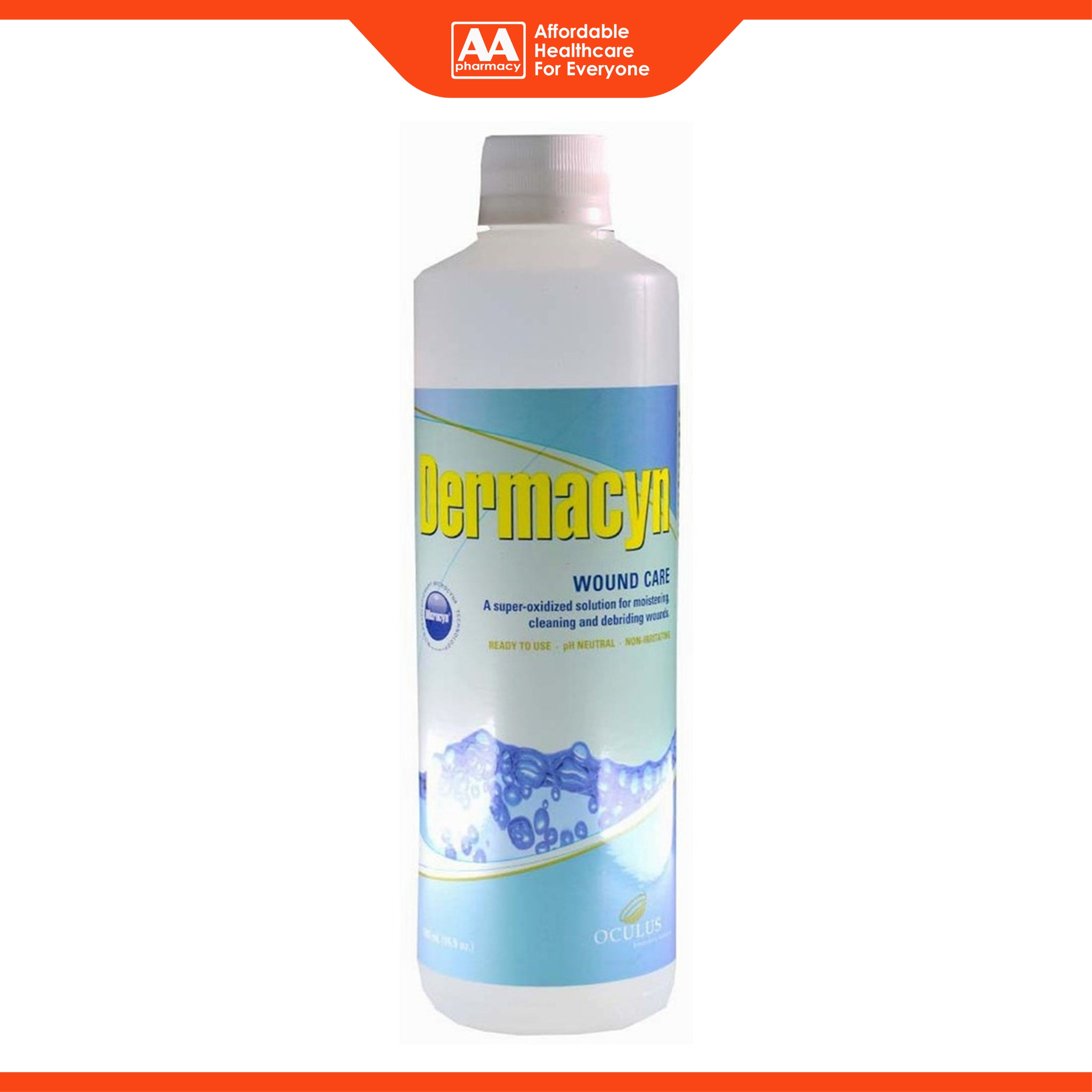 Dermacyn WoundCare Solution - Bottle (500ml)