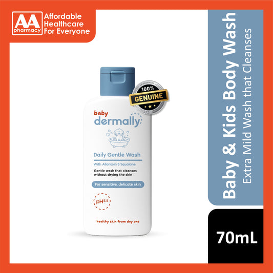 Baby Dermally Daily Gentle Wash 70mL